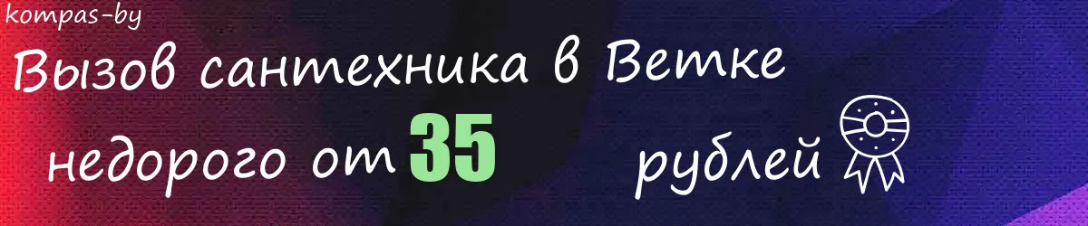 Сантехник в Ветке